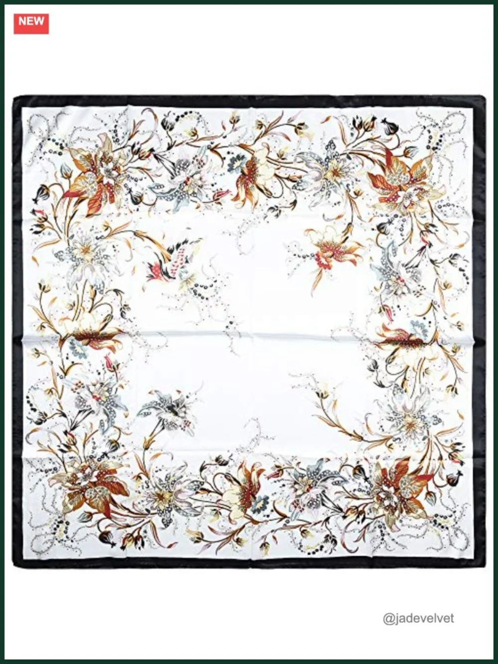 Satin Head Scarf for Women 35x35 Silk Feel Hair Wrap Bandana